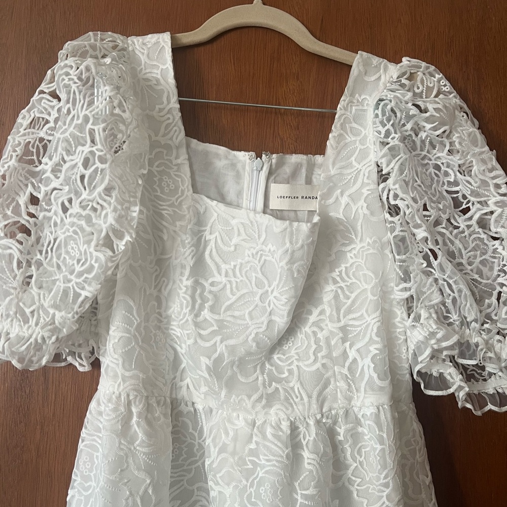 Loeffler Randall Addison Cream Dress - 6